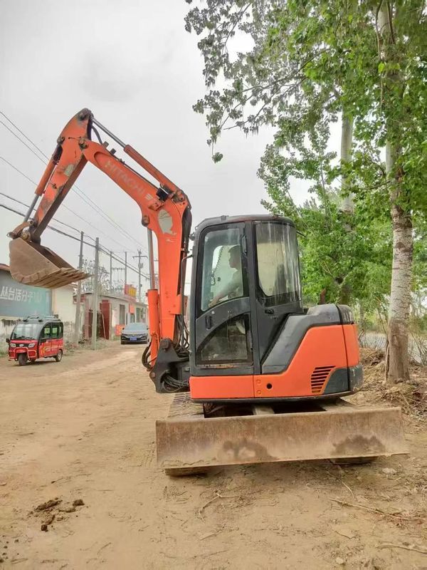 استفاده شده هیتاچی ZX75-آمریکا Excavator 7.5 تن مینی Excaver ماشین ساخت آماده کار