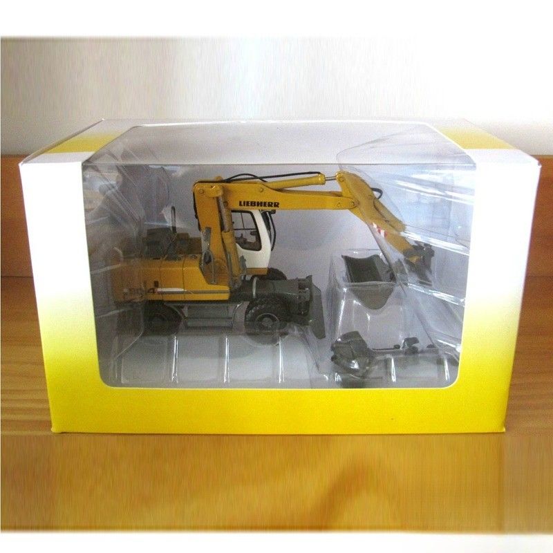 1/50 Liebherr A904C مدل حفاری چرخ دار فلز ریخته شده متراکتوری با سطل گیر 58004