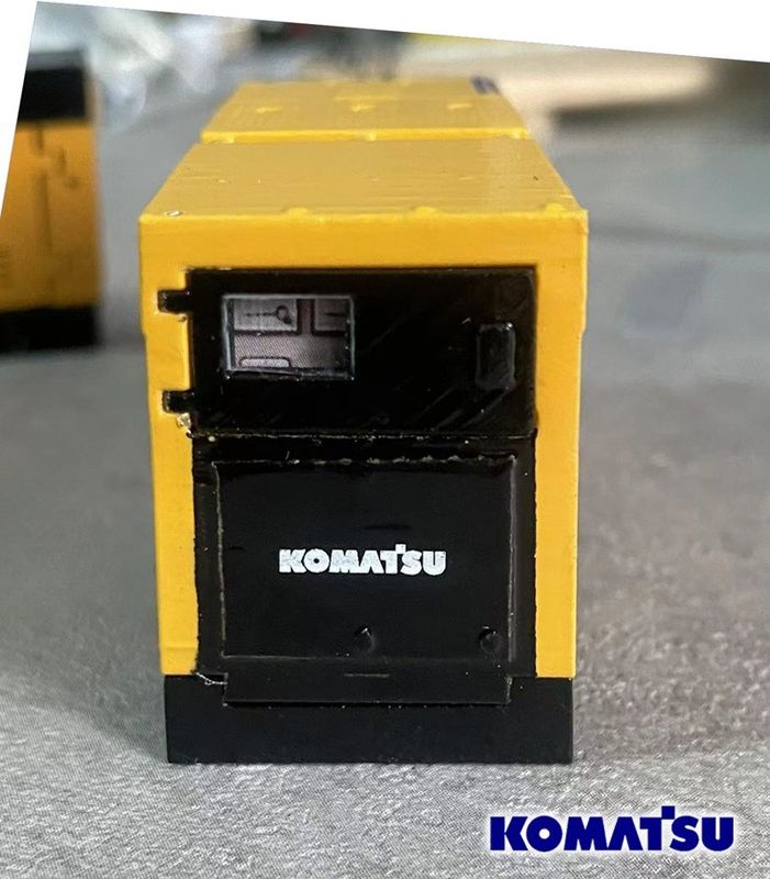 Komatsu EGS380BS 1/50 آلاینده ژنراتور موتور مدل ماشین آلات ساختمانی
