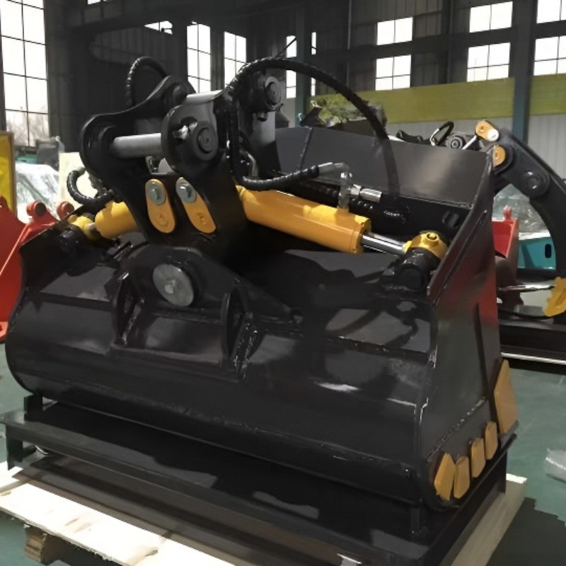 Custom Excavator Tilt Rotating Bucket Attachment for 1 to 30 Ton Heavy Excavators