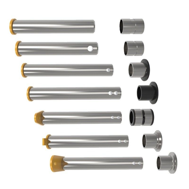 دستگاه های سنگین ردیاب پین بوته های 45mm Excavator Loader آلیاژ فولاد سطل پین Pc120 Pc200 Ex200
