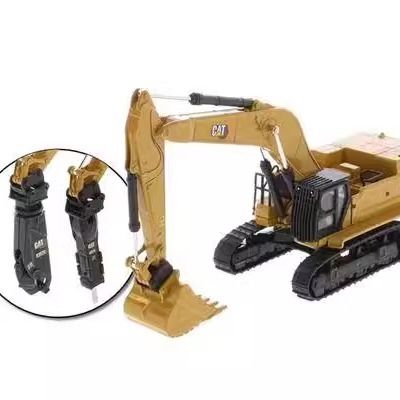 DM 1/87 مقیاس بیل مکانیکی سنگین مجموعه پیوست چکش تخریب و چنگک مدل 85688