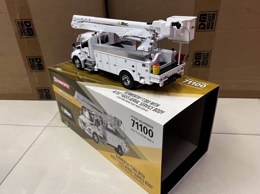 DM 1/32 کنورث T380 مدل کامیون بالابر هوایی آلیاژی 71100