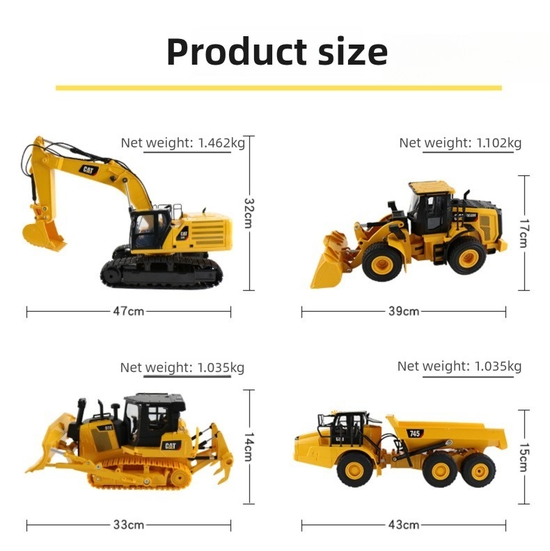 745 Electric Dump Truck 1:24 Scale Remote Control Simulation Children's Toy 25004