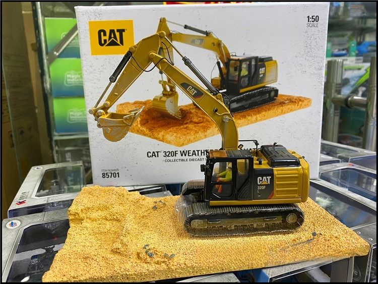 Diecast Masters DM 85701 Caterpillar 320F حفاری هیدرولیک 1:50 مدل مهندسی Diecast