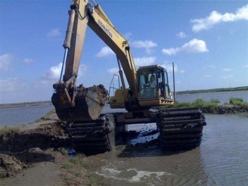 زنجیر کفش شناور پونتون در حال حرکت برای SY135 320D