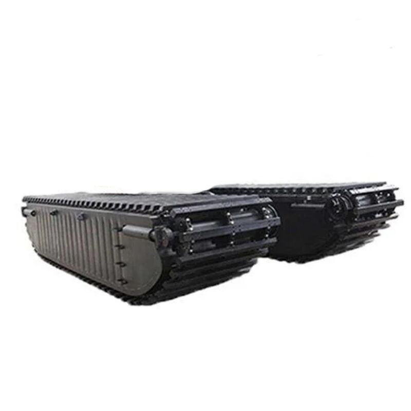 40 تن حفاری آمفیبیو باتلاق بوگی حفاری تالاب با پونتون شناور